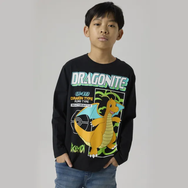NAME IT Pokémon longsleeve zwart