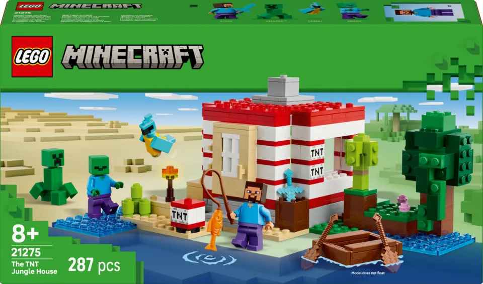 Lego Minecraft Het TNT Junglehuis, Videogameset 21275, foto 7