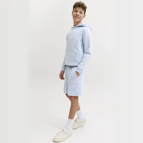 Jack & Jones sweatshort lichtblauw, foto 3
