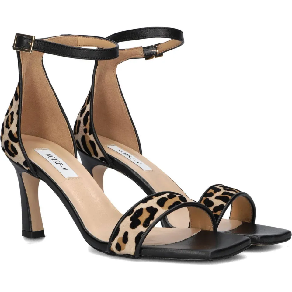 Notre-V Sandalen 86605 Zwart, foto 4