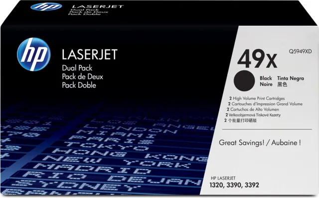Hp Q5949XD Toner Zwart, 6k, 2-pak