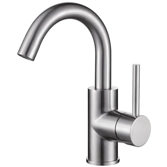 Sanilux Largo wastafelkraan RVS
