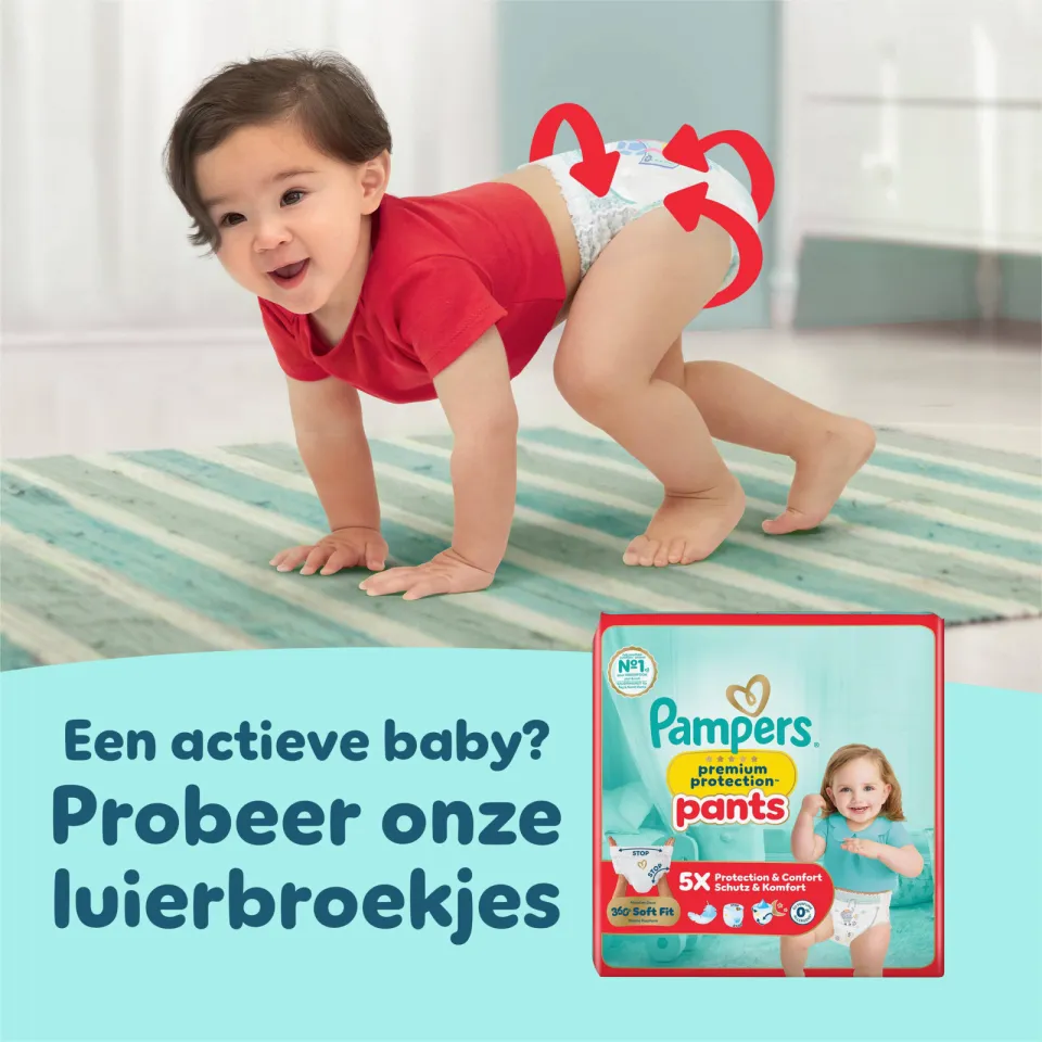 Pampers Premium Protection Maat 4 maandbox - 174 luiers - 9kg-14kg, foto 6