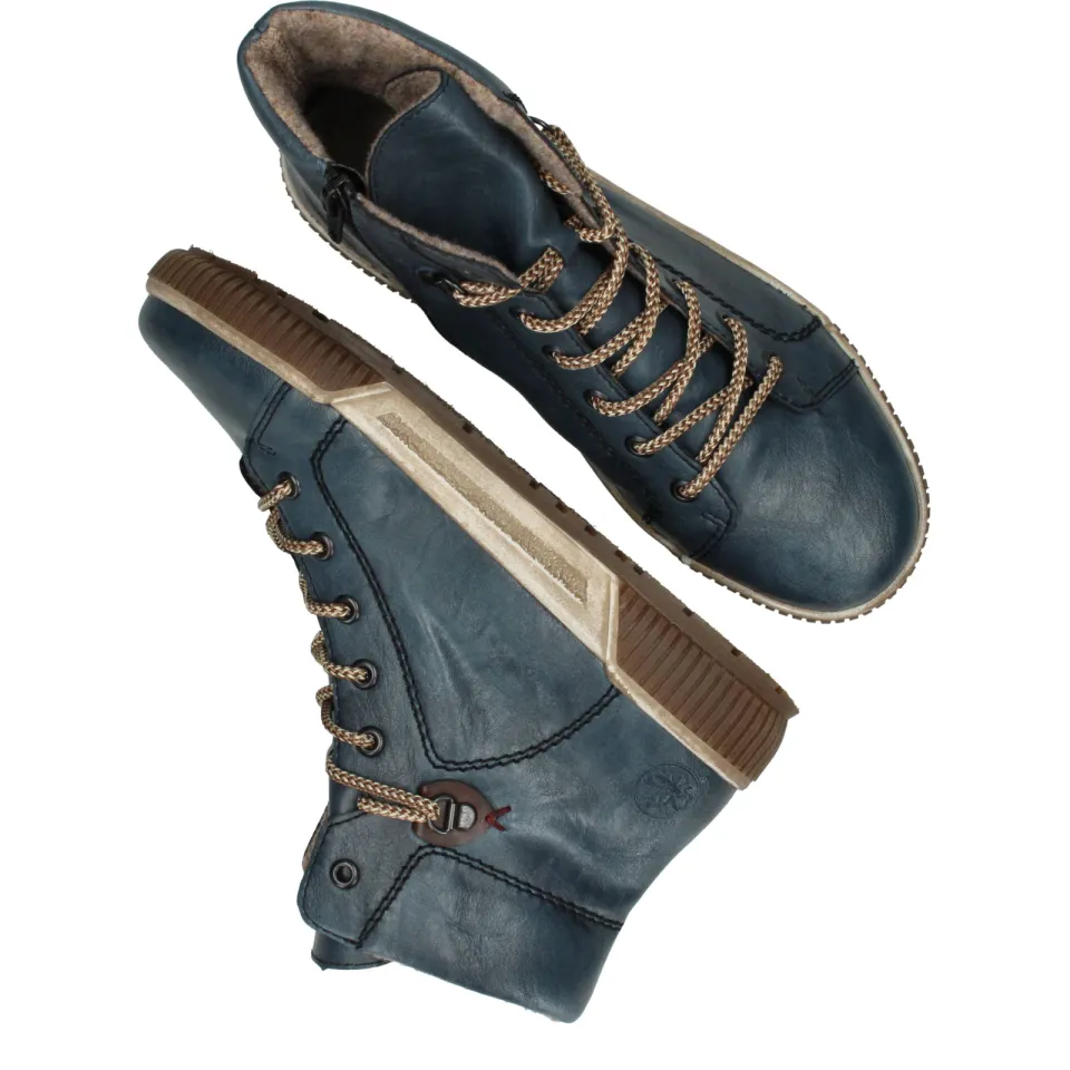 Rieker veterboots blauw, foto 7