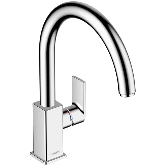 Hansgrohe Keukenmengkraan HansGrohe Vernis Shape M35 Eengreeps Met Draaibare Uitloop Chroom