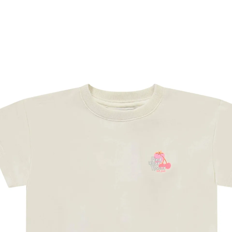 Little Cars T-shirt met backprint offwhite, foto 6