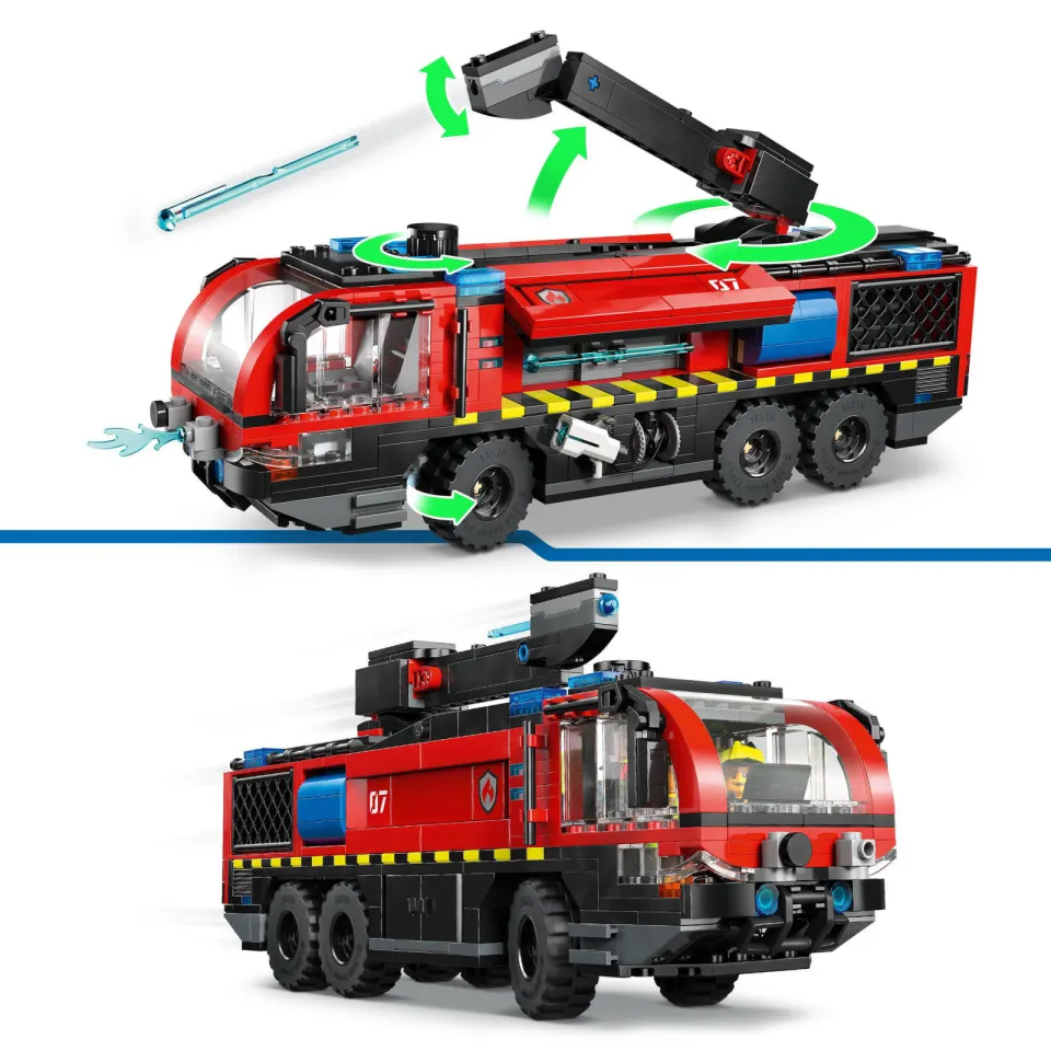 Lego City Luchthaven brandweertruck 60499, foto 5
