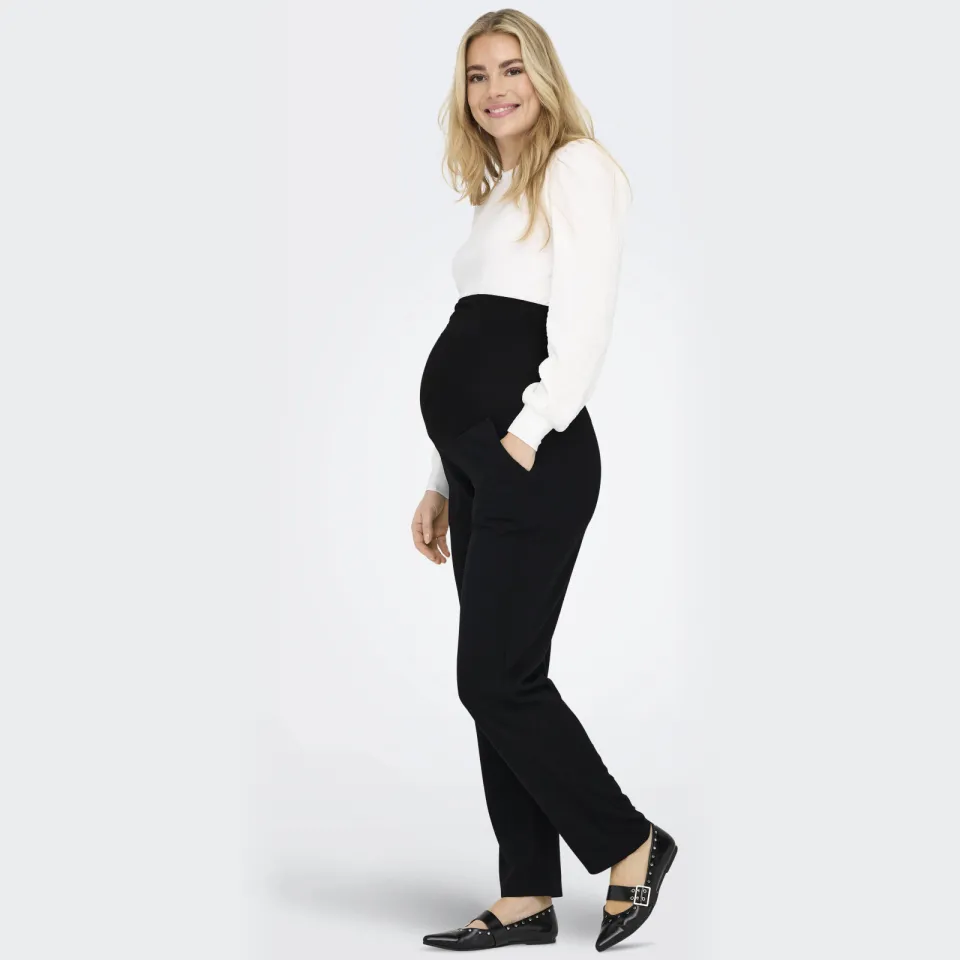 Only Maternity zwangerschaps casual broek zwart, foto 4