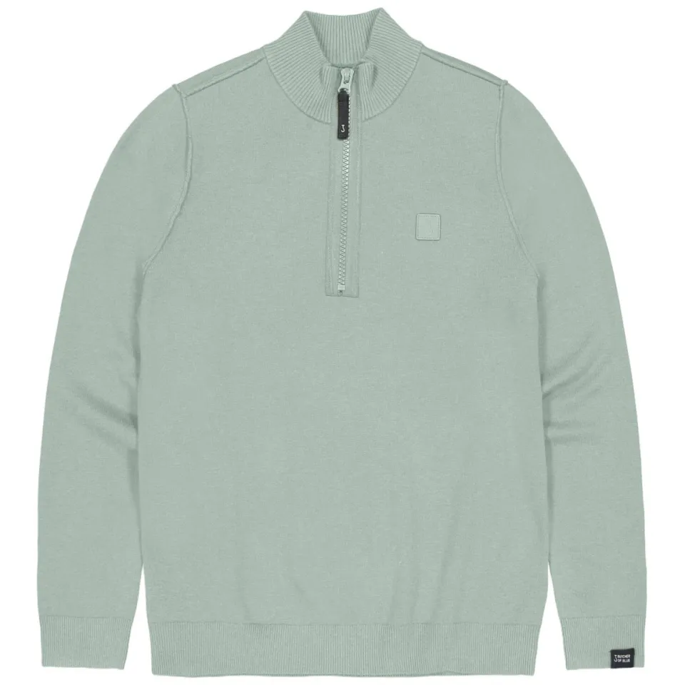 Butcher of Blue regular fit gebreide trui met wol - ice green, foto 3