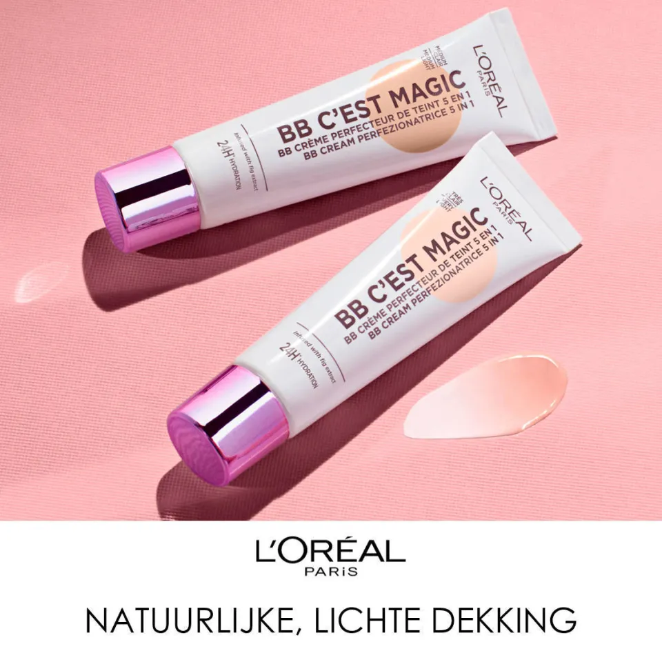 L'oréal Magic BB dagcrème en make-up medium light, foto 4
