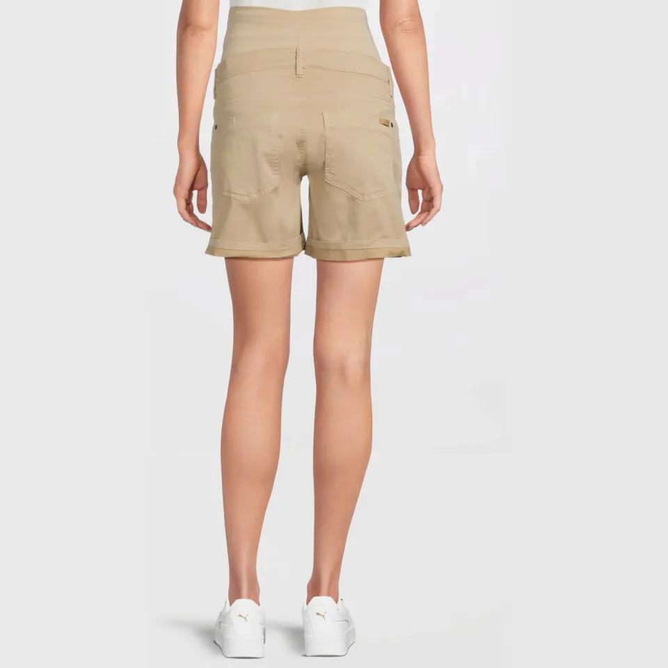 LOVE2WAIT zwangerschaps casual korte broek zand, foto 5