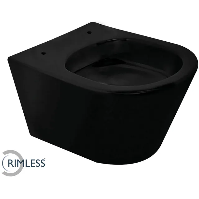 Wiesbaden Vesta Junior rimless wandcloset mat zwart