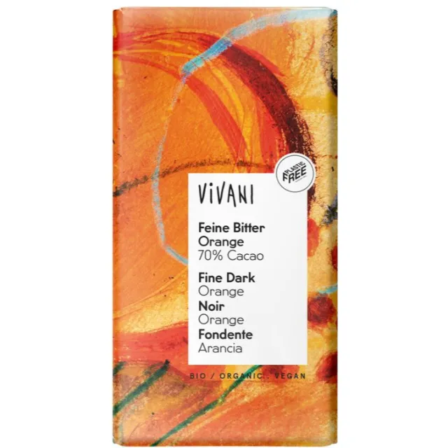 Vivani Feine Bitter Orange 70% cacao reep