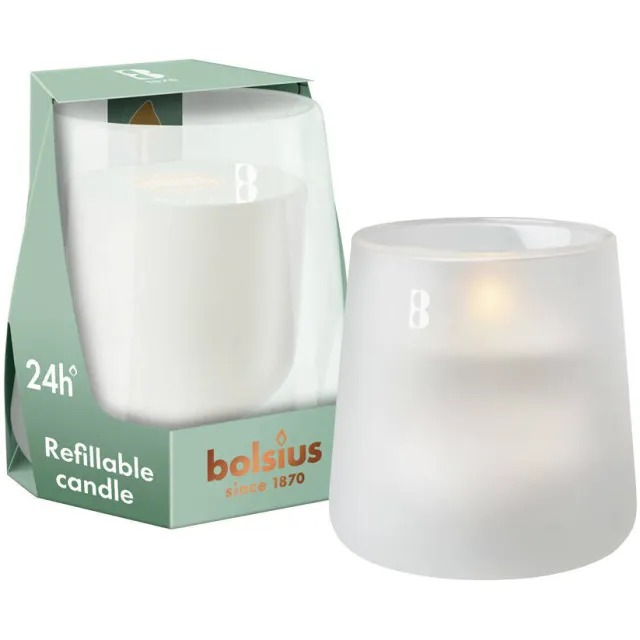 Bolsius CleanLight starterkit vanilla & tonka bean Wit