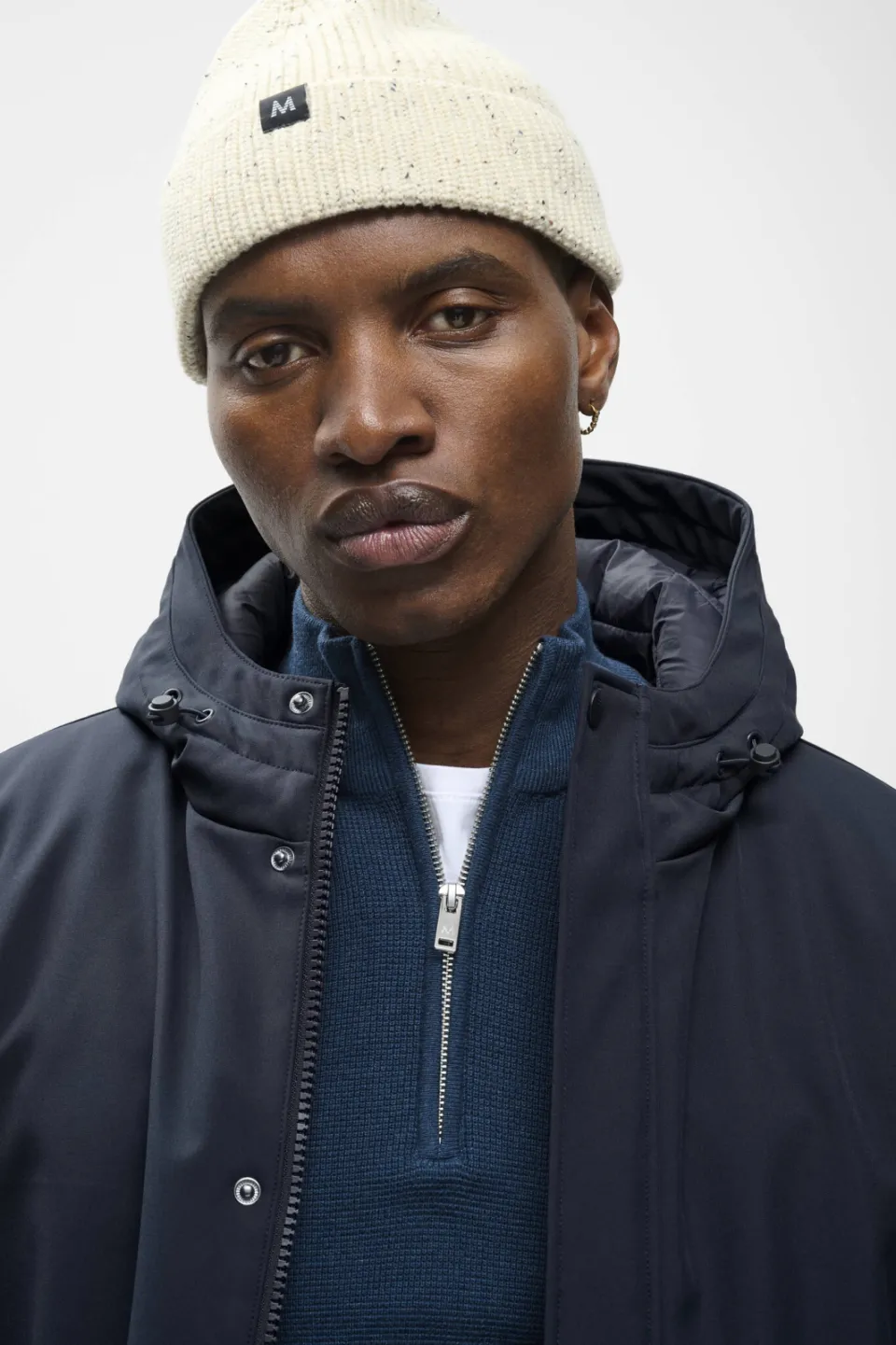 Matinique Deston winterparka donkerblauw dark navy, foto 5