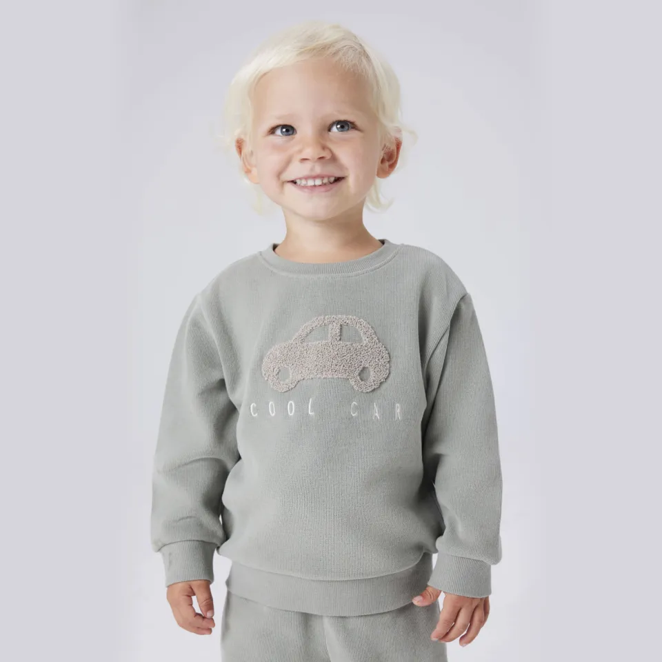 NAME IT MINI sweater lichtgroen
