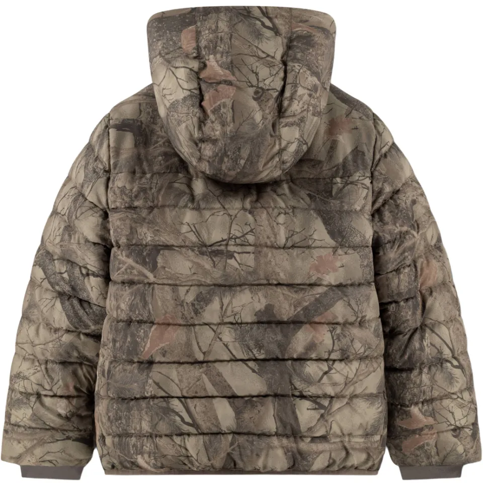 Abercrombie & Fitch pufferjas met all-over print olijfgroen, foto 2