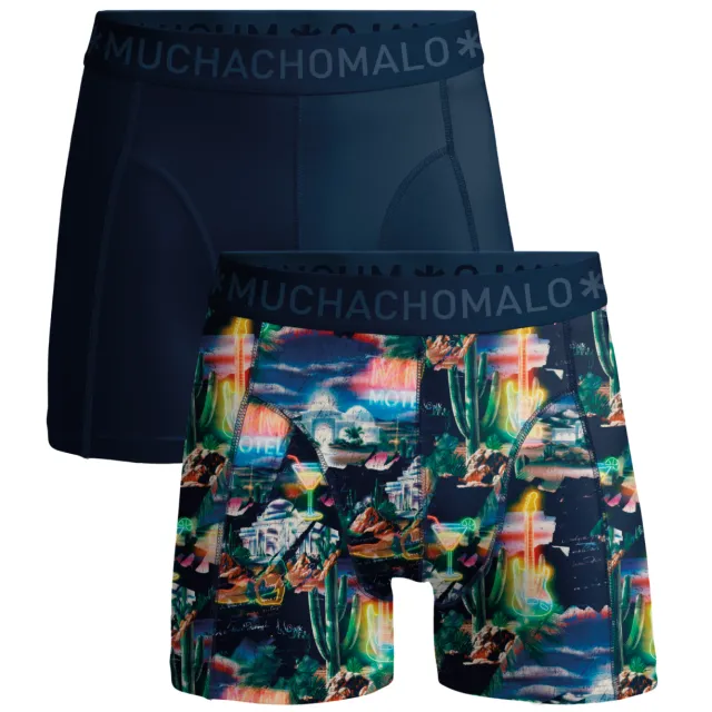 Muchachomalo Jongens 2-pack Boxershorts Veelkleurig