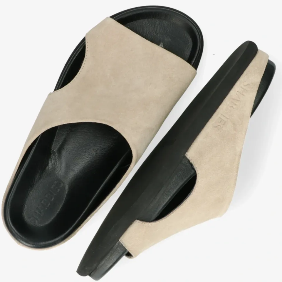 Shabbies Amsterdam Inga Close slipper Suède Taupe, foto 5