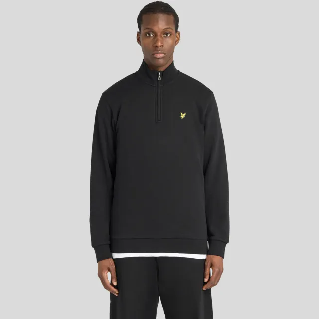 Lyle & Scott regular fit trui - jet black, foto 3