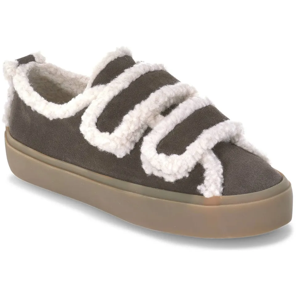 Inuikii Dames Instappers Shearling Low Velcro - Bruin, foto 4