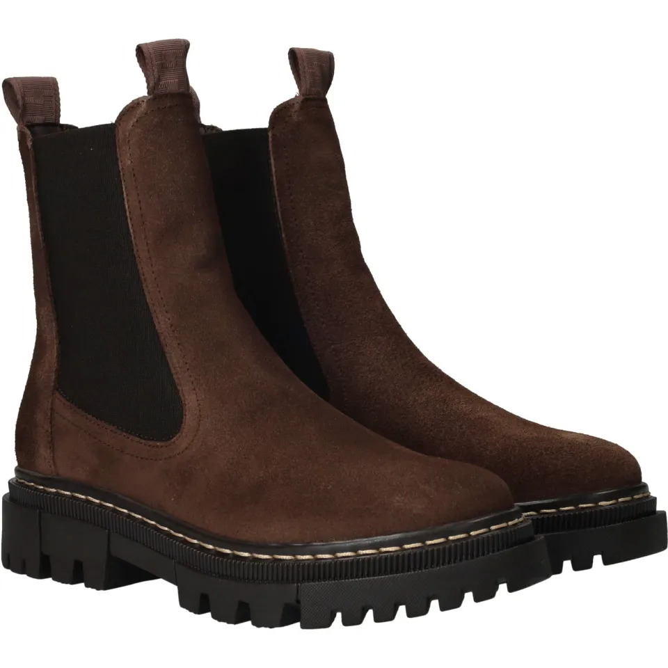 Tamaris Chelseaboots Dames Bruin, foto 2