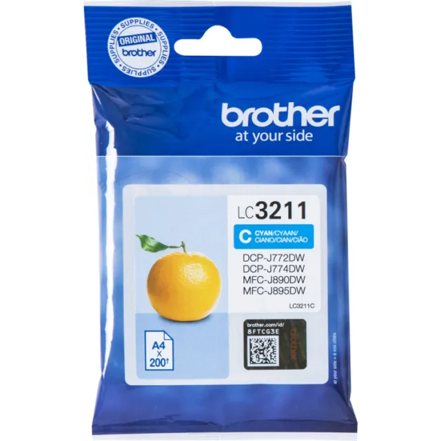 Brother LC-3211C inktcartridge cyaan