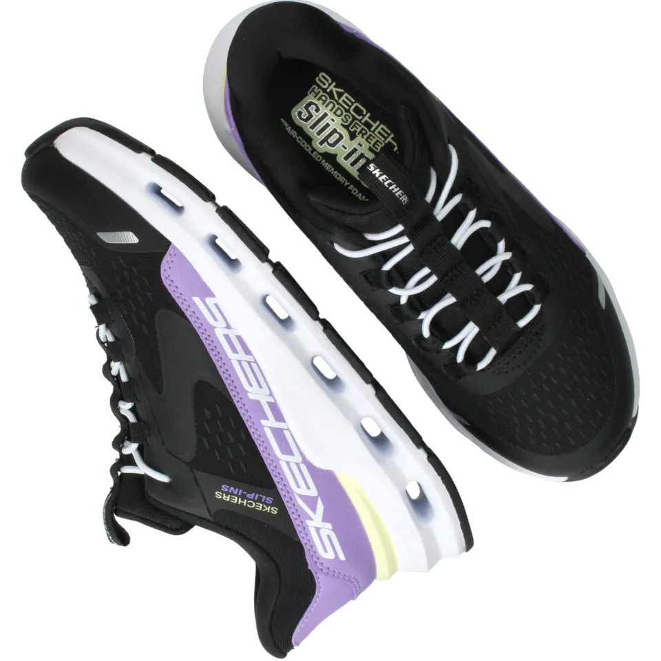 Skechers Slip-ins Glide-Step Vista Lane sneakers zwart, foto 4