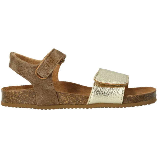 Clic! sandalen bruin/goud