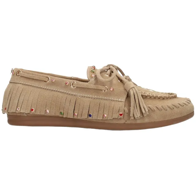 Haboob Yara suède bootschoenen - beige