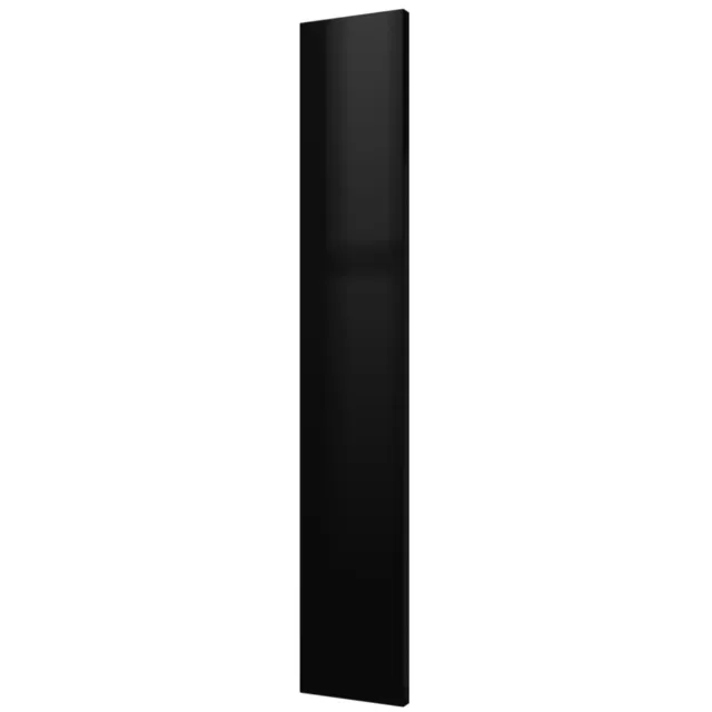 Plieger Designradiator Plieger Perugia 535 Watt Middenaansluiting 180,6x30,4 cm Zwart