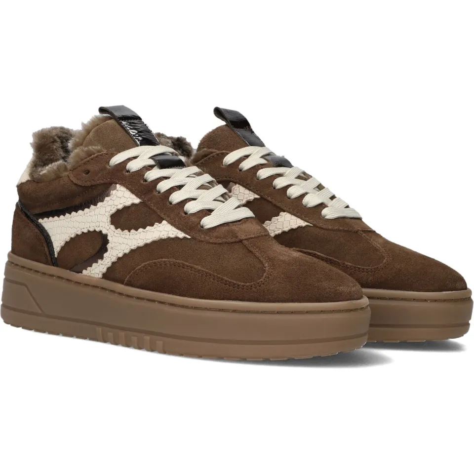 Notre-V Sneakers Anemone-63 Bruin, foto 3