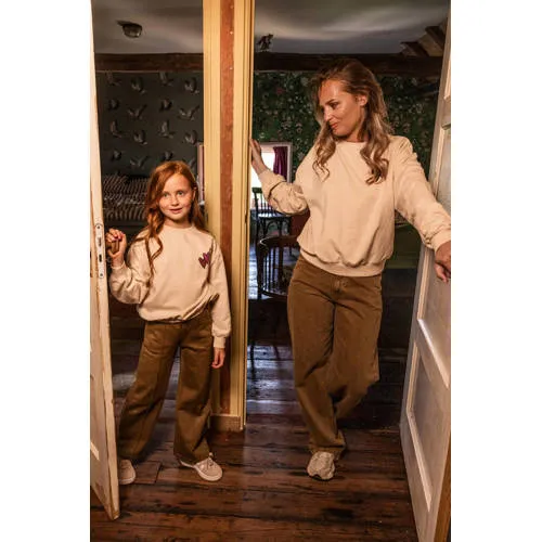LOOXS little boxy sweater met backprint - ecru, foto 4