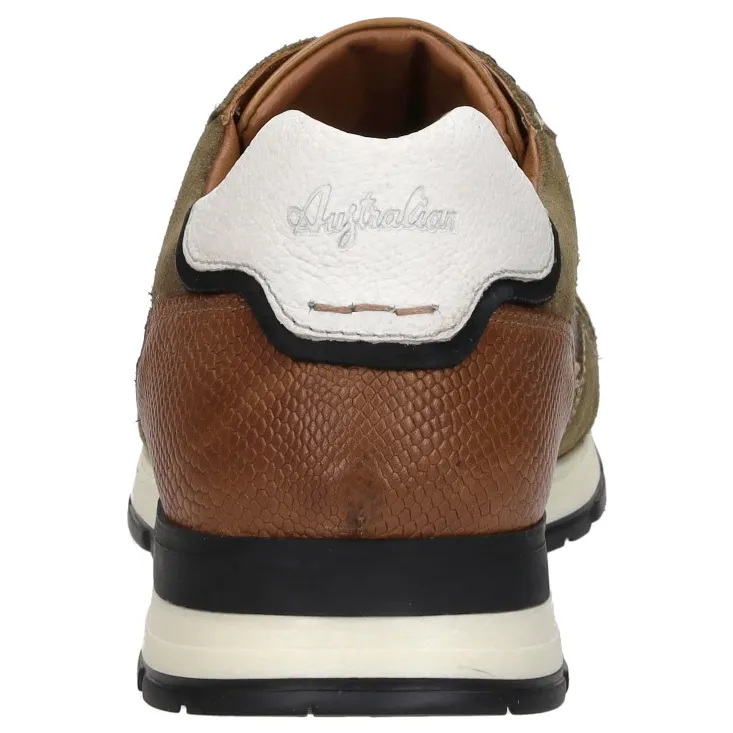 Australian Tiago lage sneaker olijfgroen, foto 4