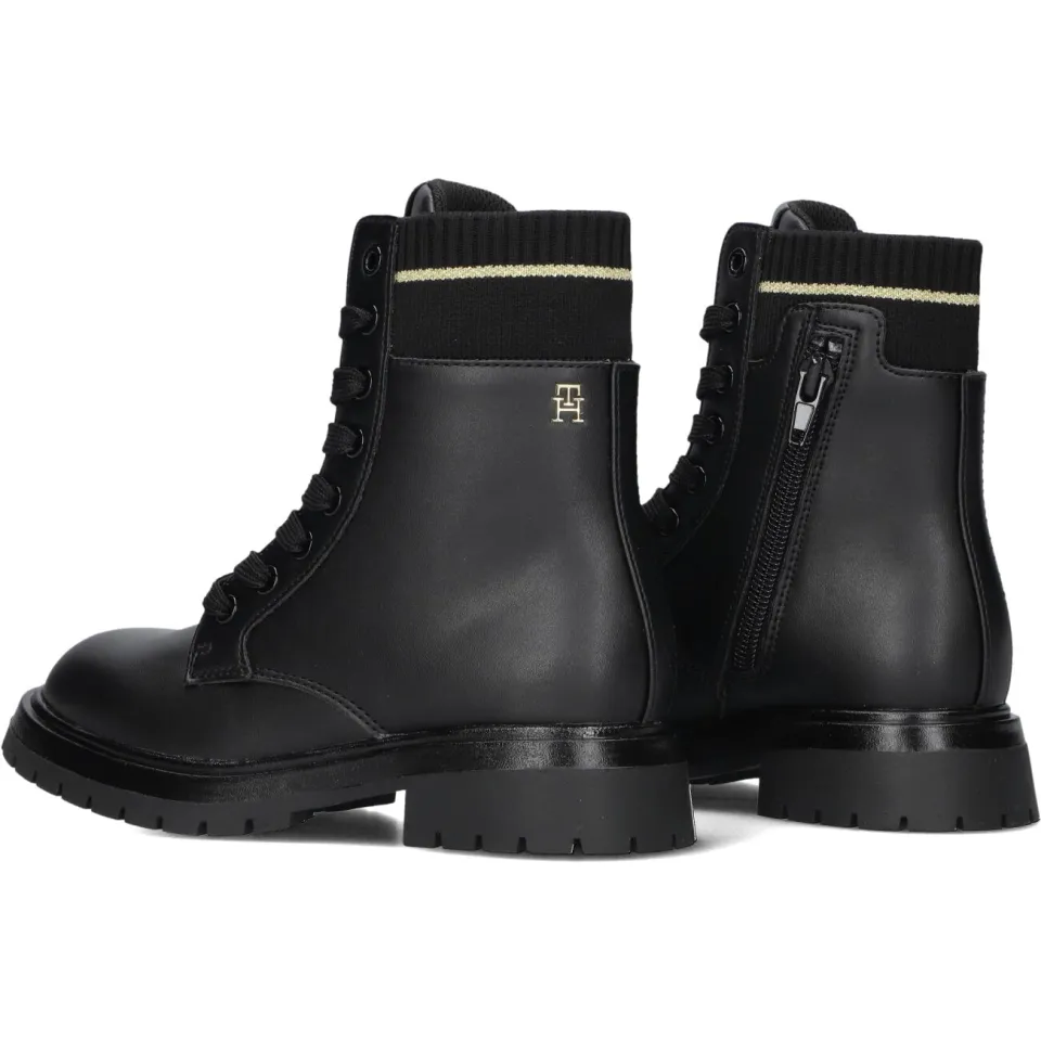 Tommy Hilfiger veterboots zwart, foto 6