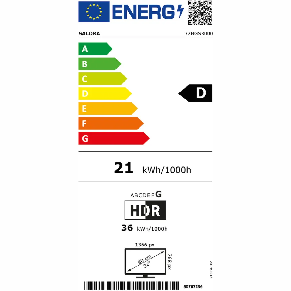 Salora 32HGS3000 led-tv zwart, foto 4