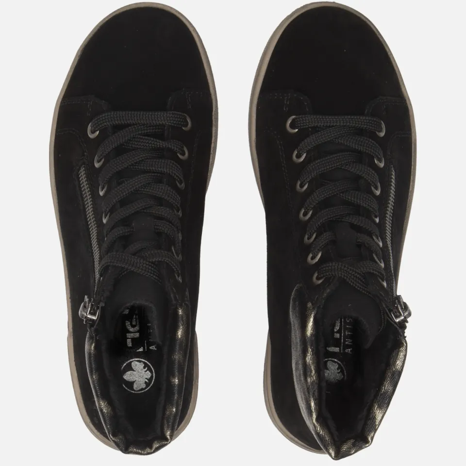 Rieker X0709-00 veterboot zwart, foto 4