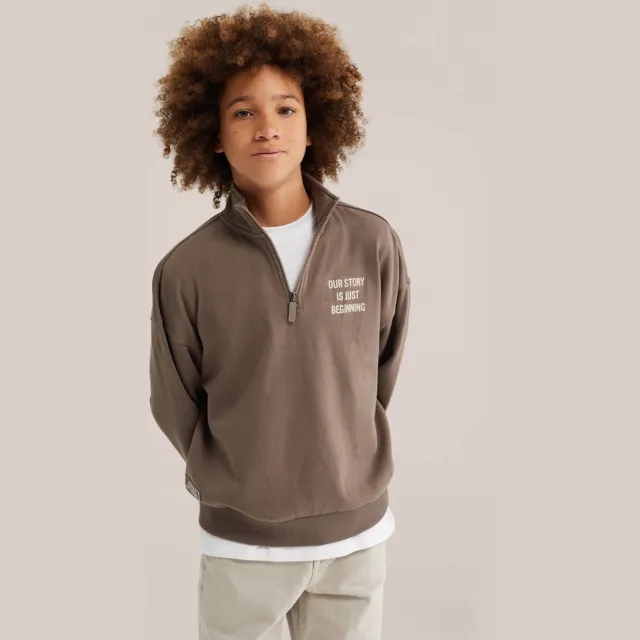 WE Fashion sweater - bruin