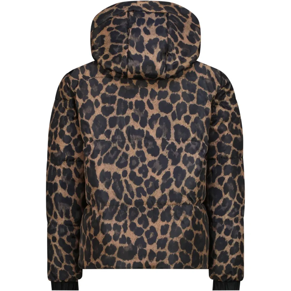 Vingino Tamia reversible winterjas panterprint bruin, foto 6