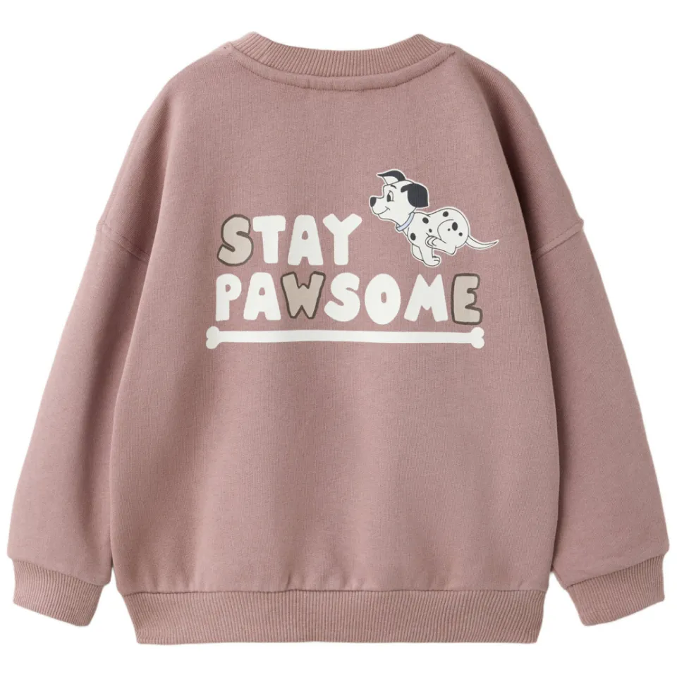 Mango Kids 101 Dalmatiërs sweater met backprint - oudroze, foto 2