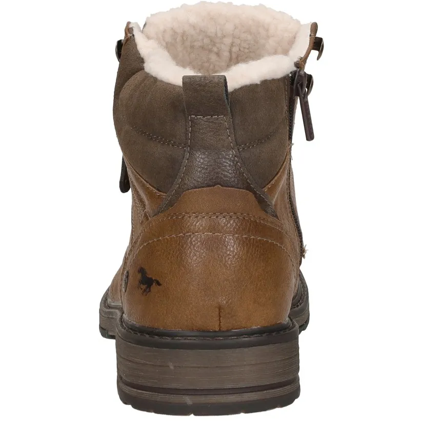 Mustang halfhoge veterboot cognac, foto 4
