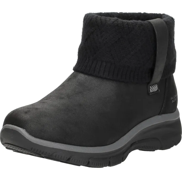 Skechers Slip-ins Easy Going Cozy Weather 4 enkellaarsje zwart, foto 4