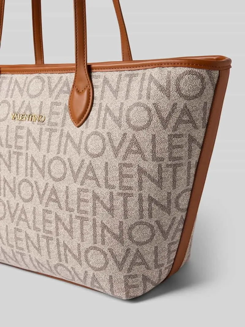 Valentino Bags Valentino Logo shopper beige, foto 4