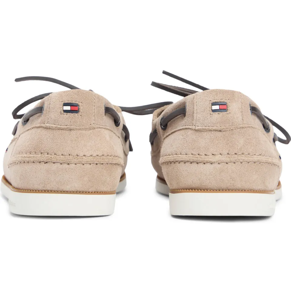 Tommy Hilfiger suède bootschoenen beige, foto 7