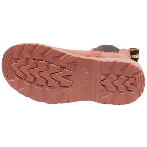 Bisgaard leren enkelboots met profielzool - donker oranje, foto 3