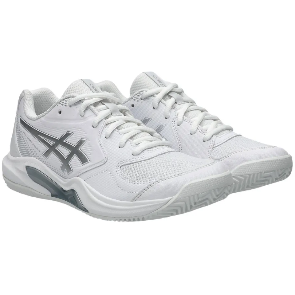 Asics Gel-Dedicate 9 Clay tennisschoenen - wit/zilver, foto 3