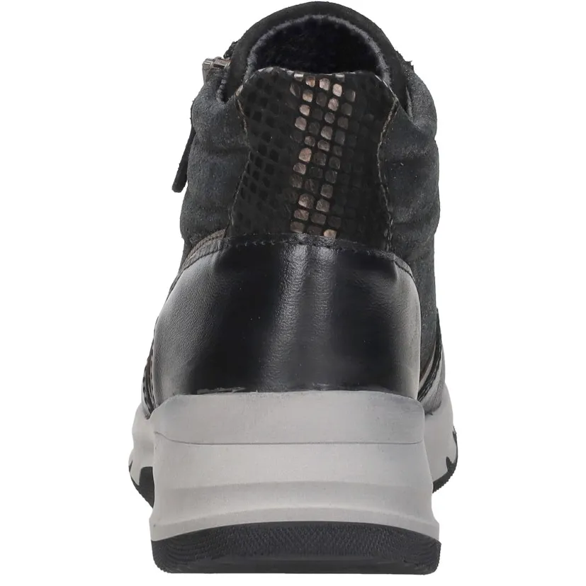 Sub55 Comfort Collection Jasmin 21 hoge sneakers zwart, foto 4