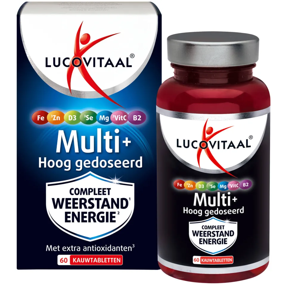 Lucovitaal Multi+ Compleet Weerstand kauwtabletten, foto 2