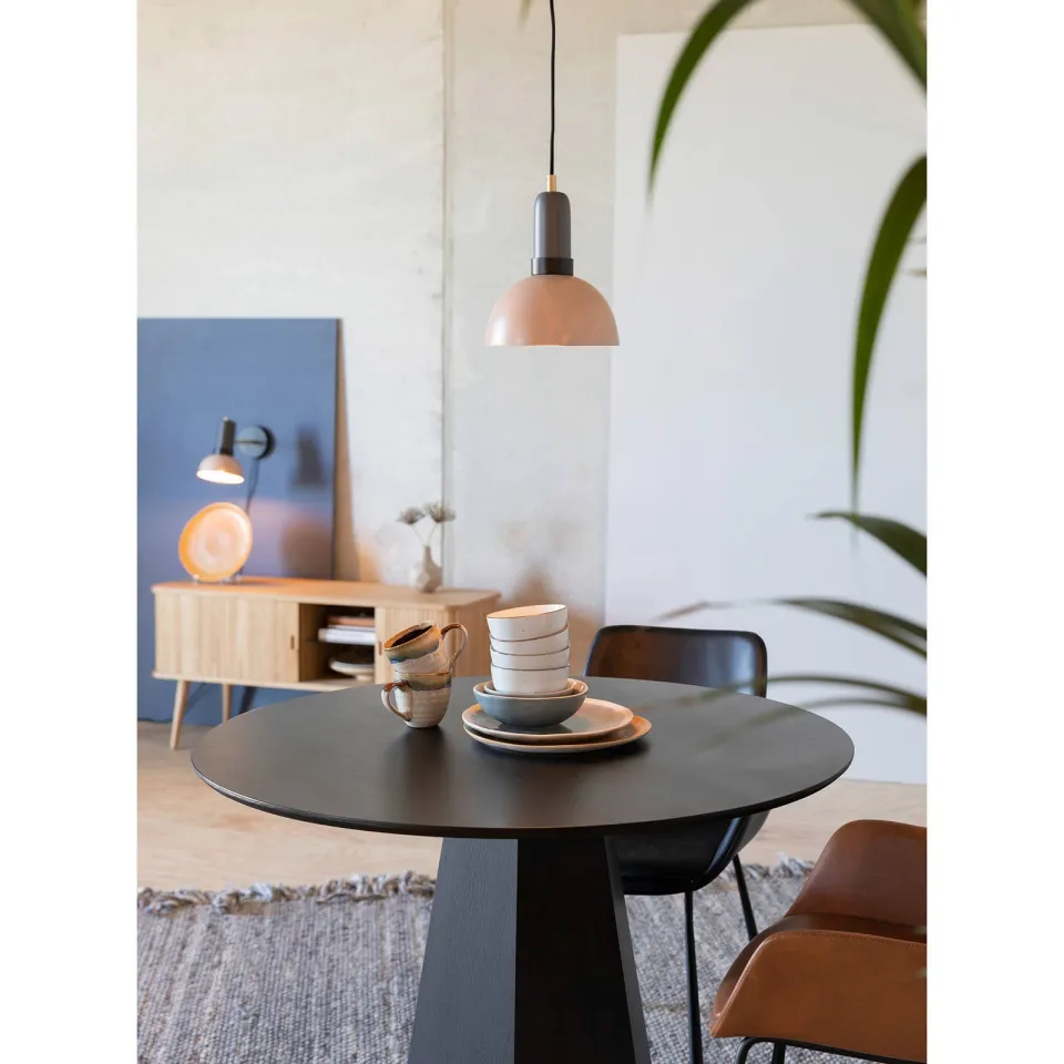 Zuiver Ronde Eettafel 'Pilar' Essenhout, 100cm, kleur Zwart, foto 6