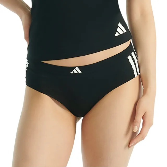 Adidas Active Essentials Cotton 3 Stripes slip zwart